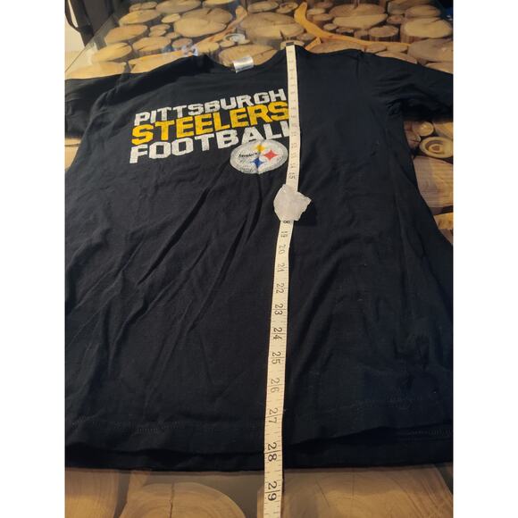 Reebok Pittsburg Steelers football distressed logo graphic tee t-shirt XL - Picture 8 of 8